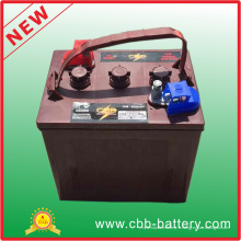 Batterie profonde inondée d&#39;AGM de cycle de T105 6V 225ah pour le chariot de golf